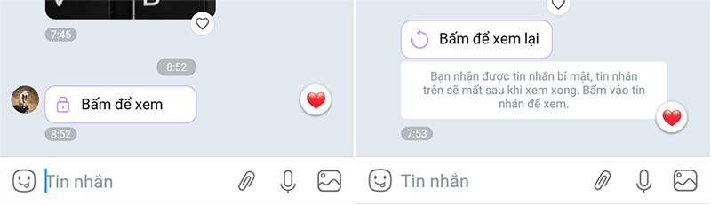 nhấn vào dòng Bấm để xem