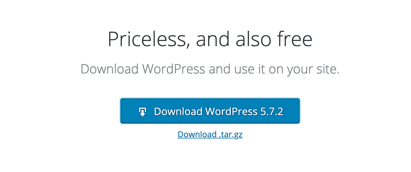 Tải wordpress