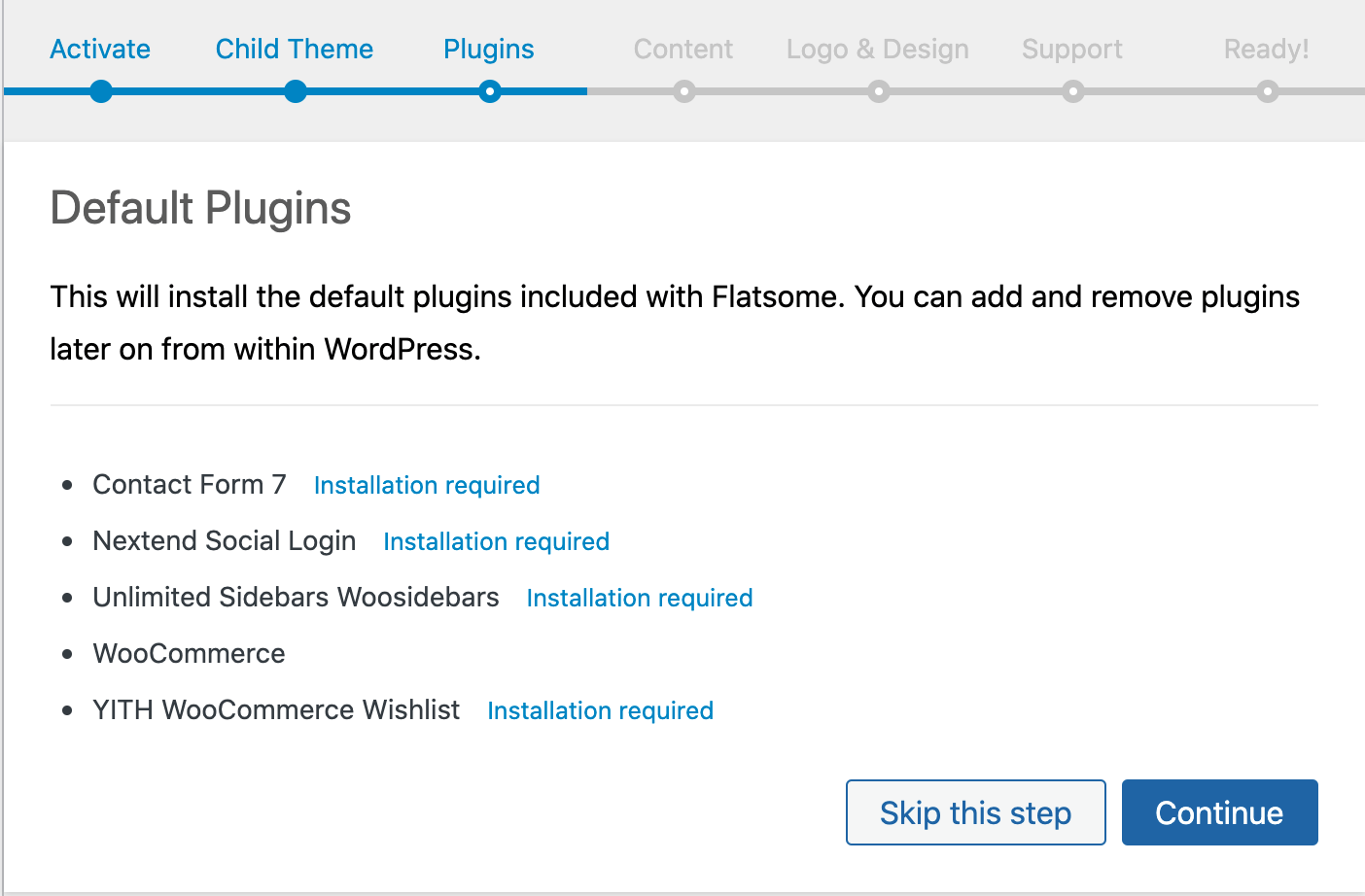 Cài Plugin bổ sung cho Flatsome