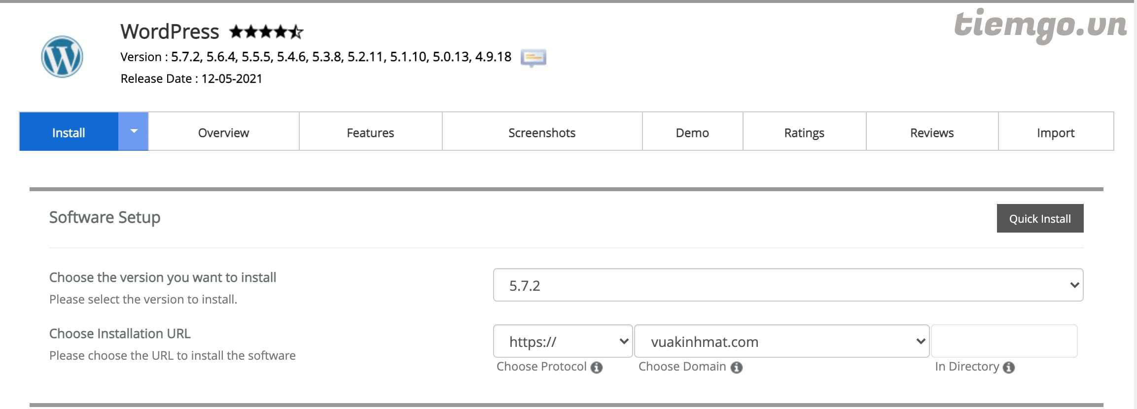 Software Setup- cài đặt wordpress