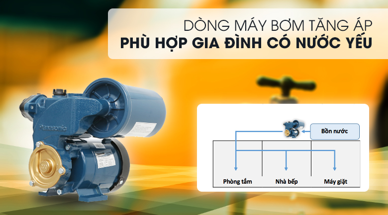 Máy bơm nước tăng áp Panasonic A-200JAK 200W