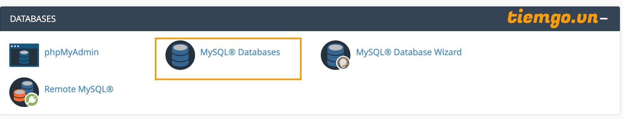 Truy cập và tạo Mysql